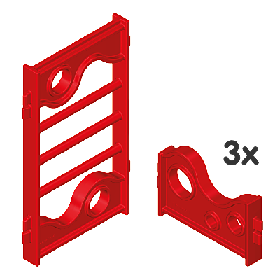 30513192_sparepart/PLAYGROUND TOWER WALLS LADDER & 3 WAVY