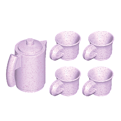 30516192_sparepart/Tasses et théière verte