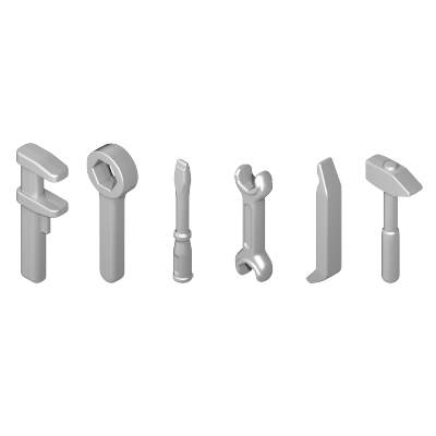 30518802_sparepart/Outils 6 pi&egrave;ces