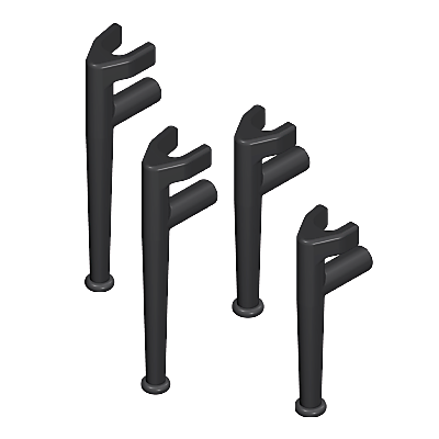 30605500_sparepart/CRUTCHES: BLACK.