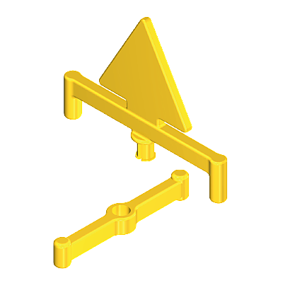 30611810_sparepart/stand:wrn.triangle yellow II