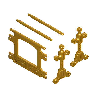 30613510_sparepart/HANGER/RAIL: TOWEL GOLD