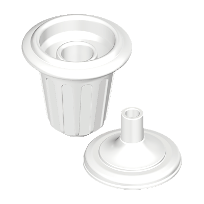 30619970_sparepart/FLOWER CUP/STAND white