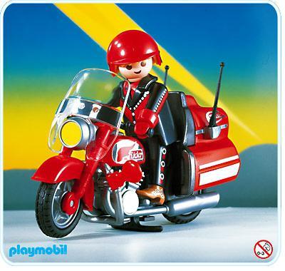 playmobil motard