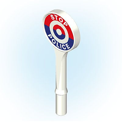 30627872_sparepart/SIGN WARNING ROUND HANDHELD RED WHIT