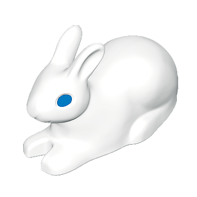 30640875_sparepart/Lièvre blanc couché