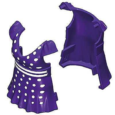 30645173_sparepart/Robe violette à pois