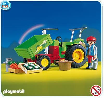 Playmobil Traktor Zubehör BAUER Farmer Fahrer FIGUR aus 3074 Trecker 