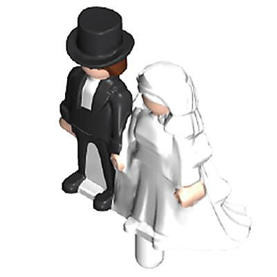 30806342_sparepart/Mini couple de mariés