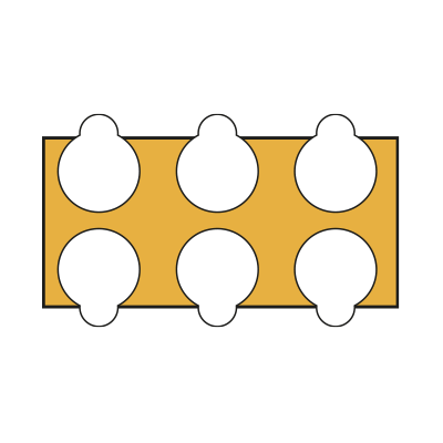 30811173_sparepart/Klebepunkte D15 (1Blatt=1St.)