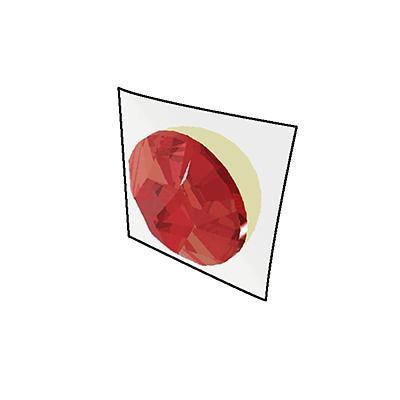 30816742_sparepart/Centre de bouclier (rouge)
