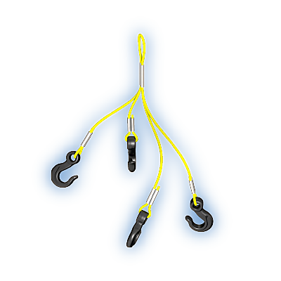 30826633_sparepart/String rope spider, 4x hook, clipped