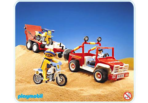 playmobil 4x4 avec remorque