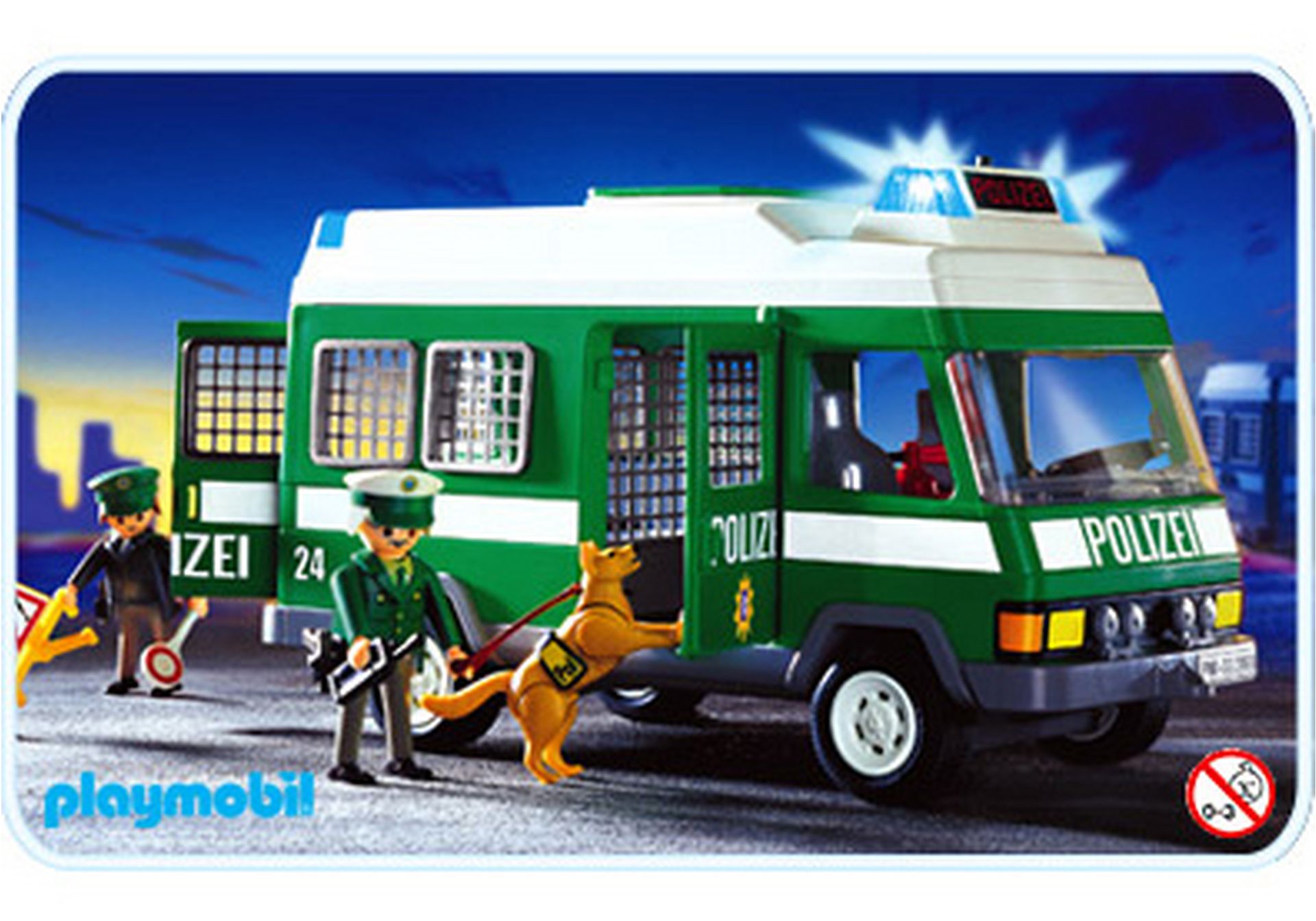 Playmobil 3160 Mannschaftswagen Polizei grün Halter Achse Rad   Ersatzteil 