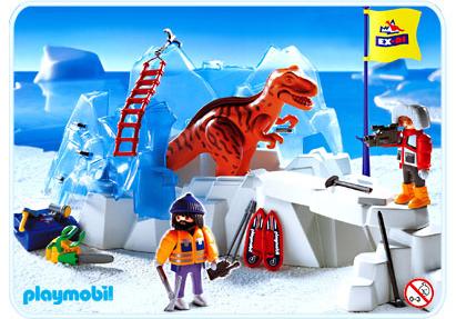 playmobil explorateur dinosaure