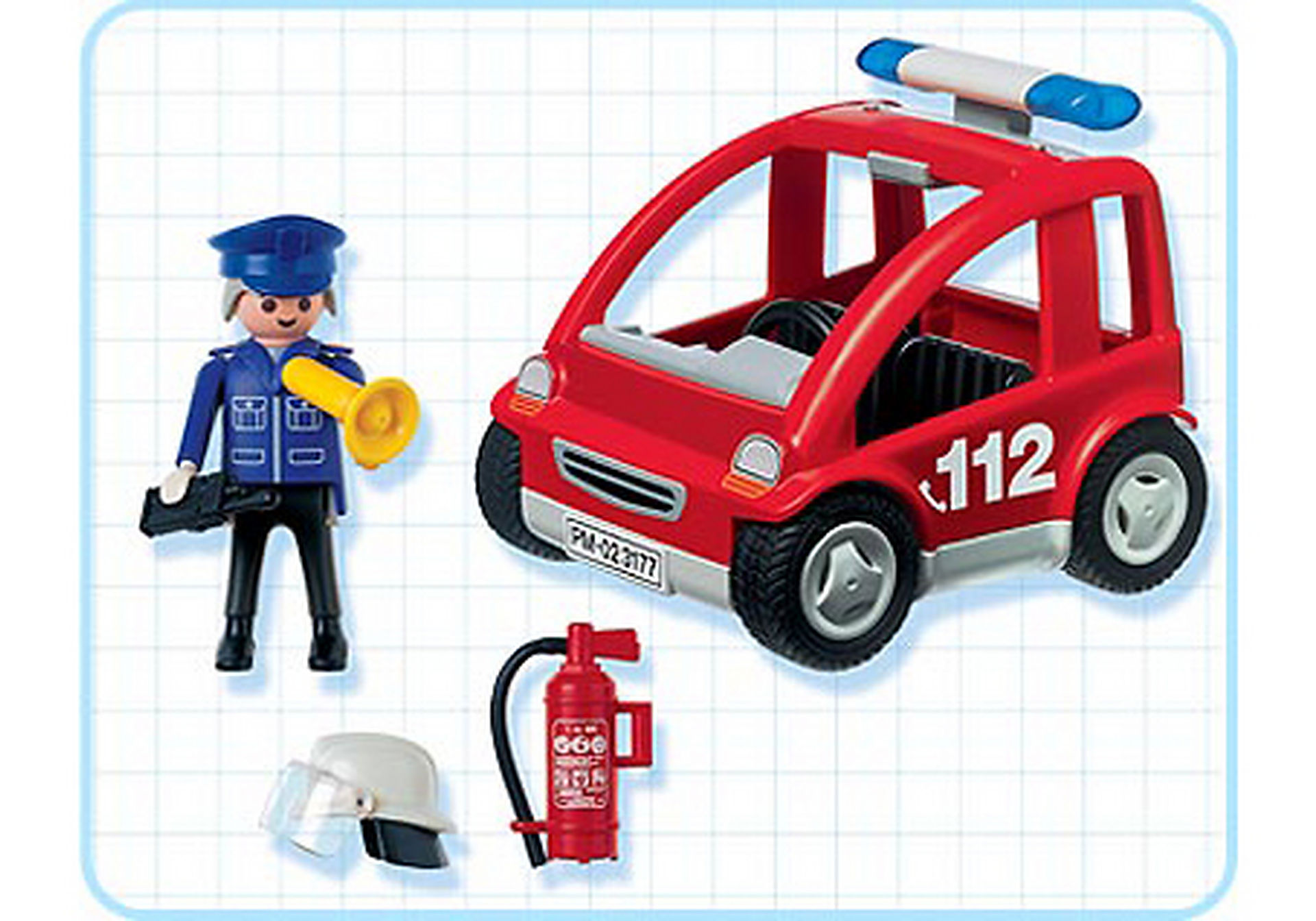 3177-A Capitaine pompier/véhicule zoom image2