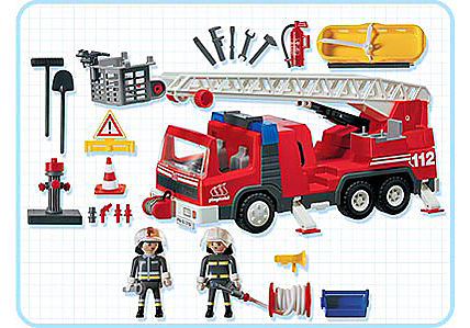 3182-A Pompiers/camion grande échelle detail image 2