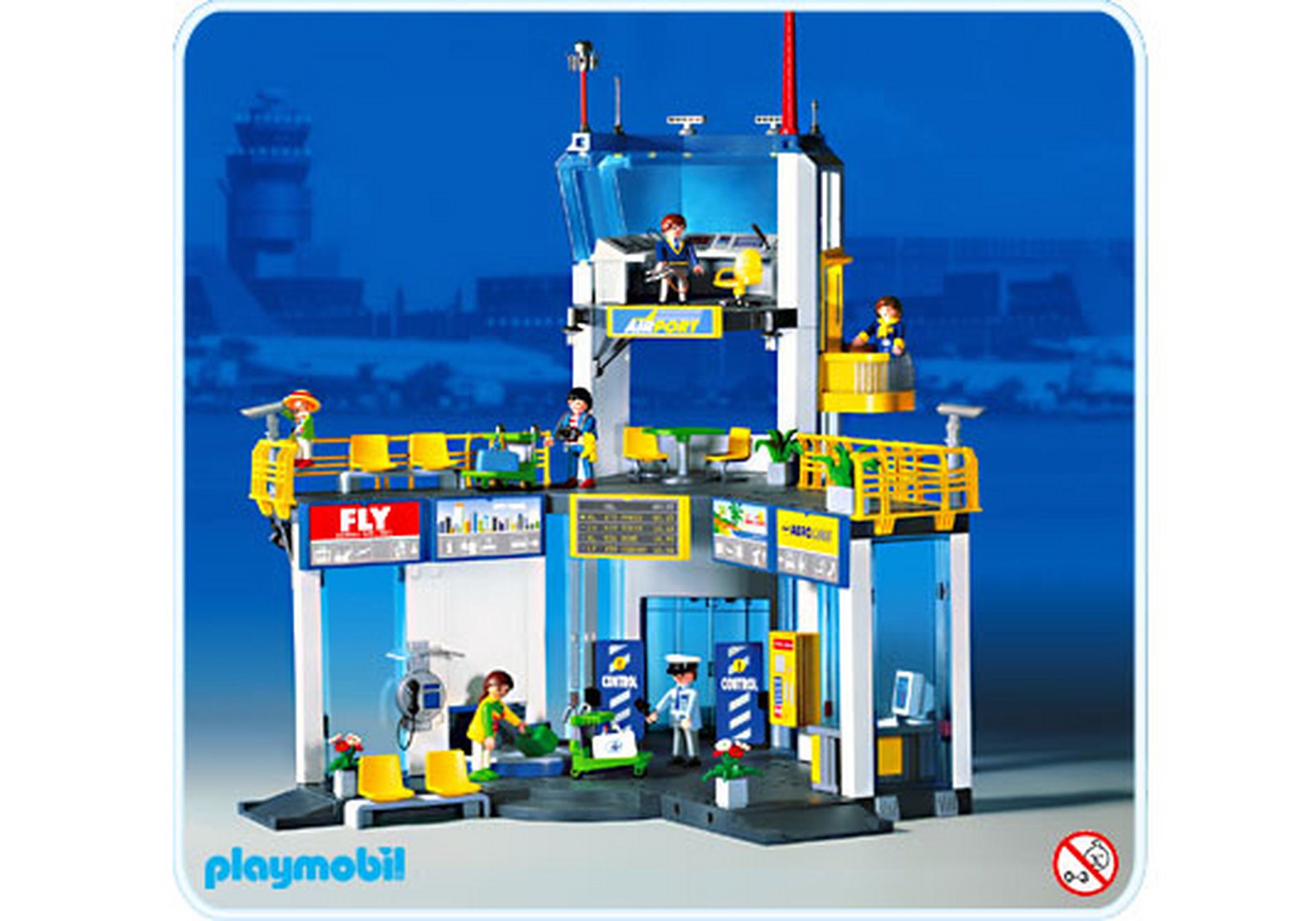 Playmobil Fernrohr mit Standfuß 3186 3886 5128 Ersatzteil Flughafen Polizei 