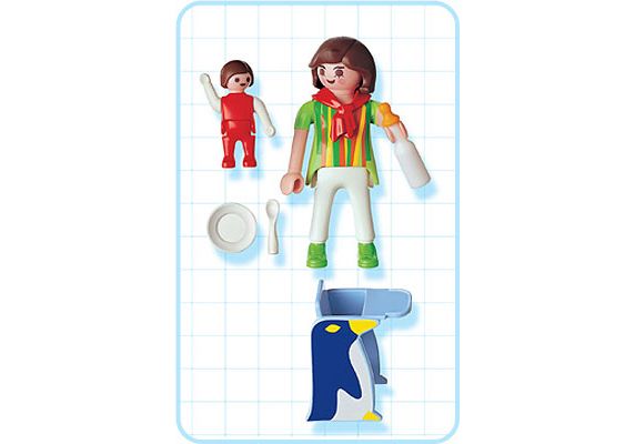 Playmobil Baby mit Hochstuhl zum Puppenhausrosa Serie 