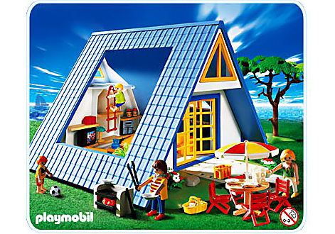 Playmobil - Les Loisirs - Famille maison vacances (3230)