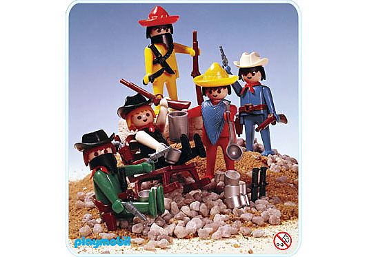 3241-B Set Cow-boys et Mexicains detail image 1