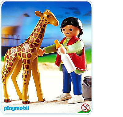 3253-B Gardienne de zoo / girafon detail image 1