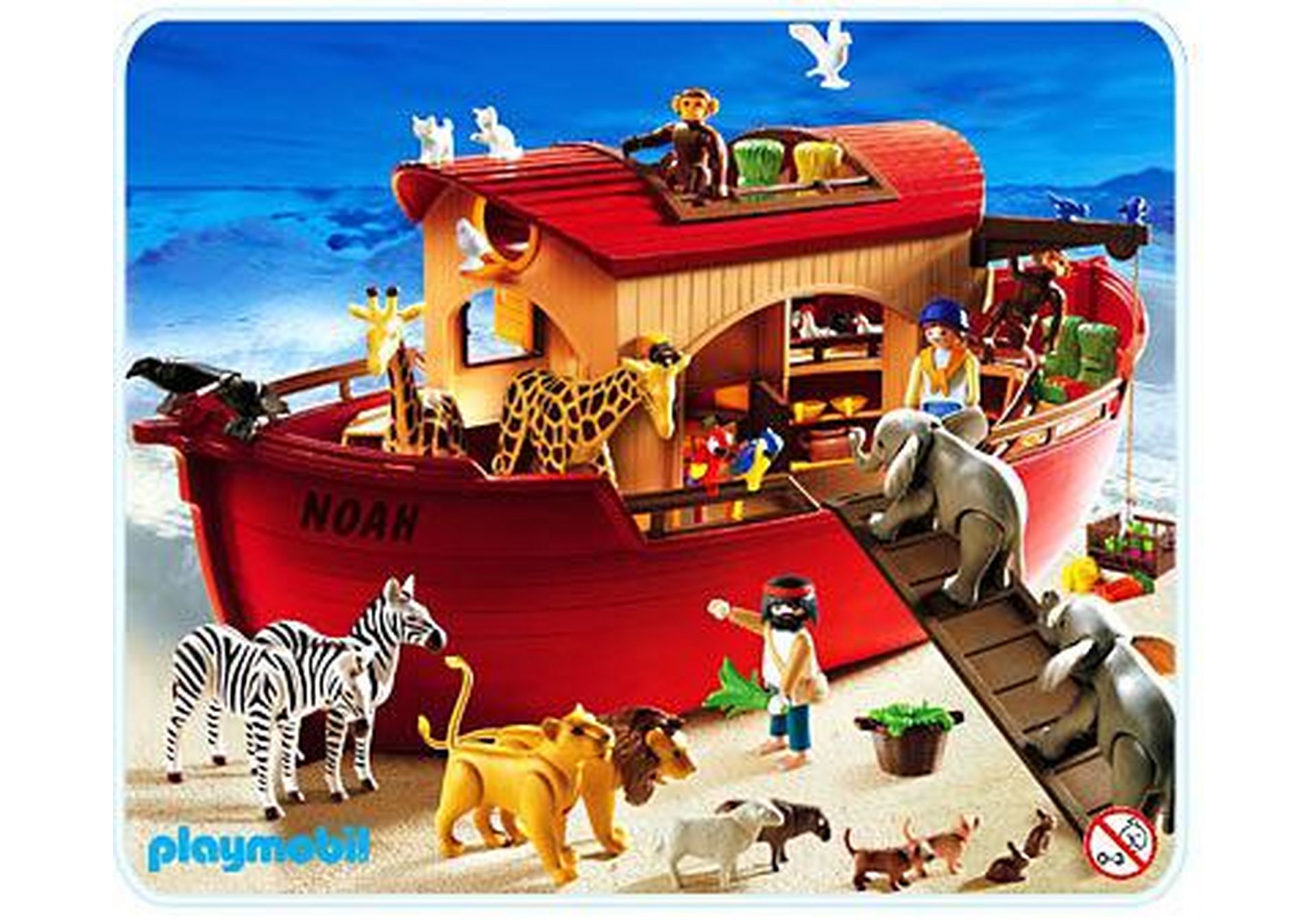 animaux, bateau 0154 sympa piece arche de noé 3255  playmobil 