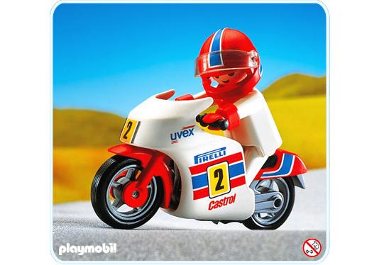 moto de course playmobil