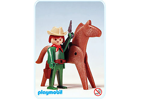 3342-A Cowboy/Pferd detail image 1