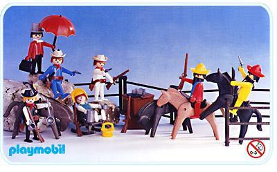 Color Playmobil PLAYMOBIL 3407 COWBOY/MEXICANS PART SUPERSET