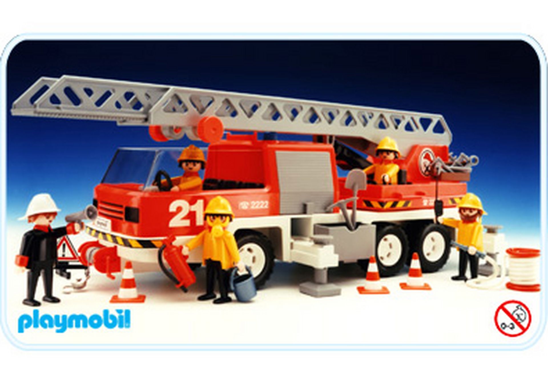 Playmobil STÜTZE Feuerwehr 3525 3526 Leiterwagen Abstützung Stützfuss Ersatzteil 