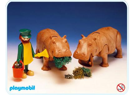 playmobil hippopotame