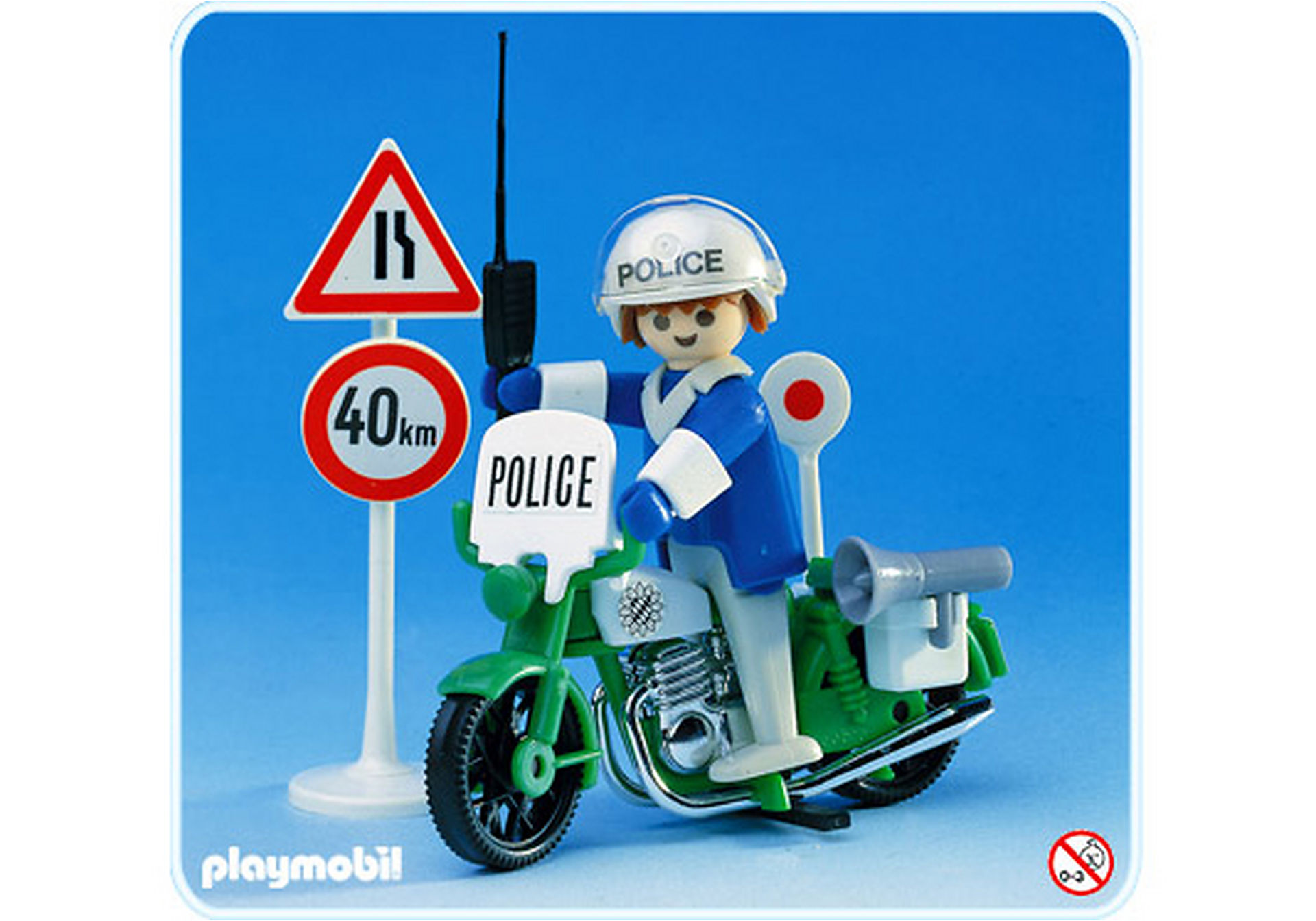 3572-A Polizist/Motorrad zoom image1
