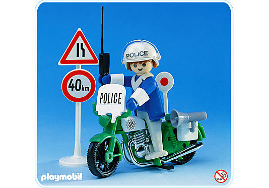 3572-A Polizist/Motorrad detail image 1