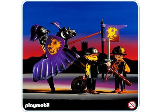 playmobil chevalier noir