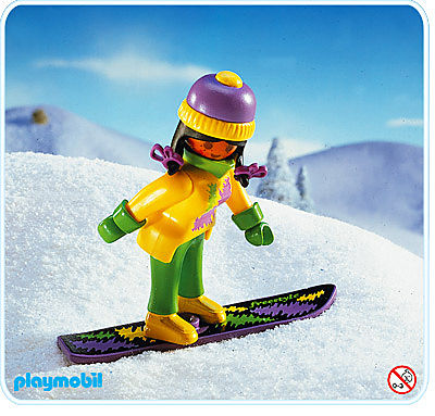 3683-A Snowboard-Fahrerin detail image 1