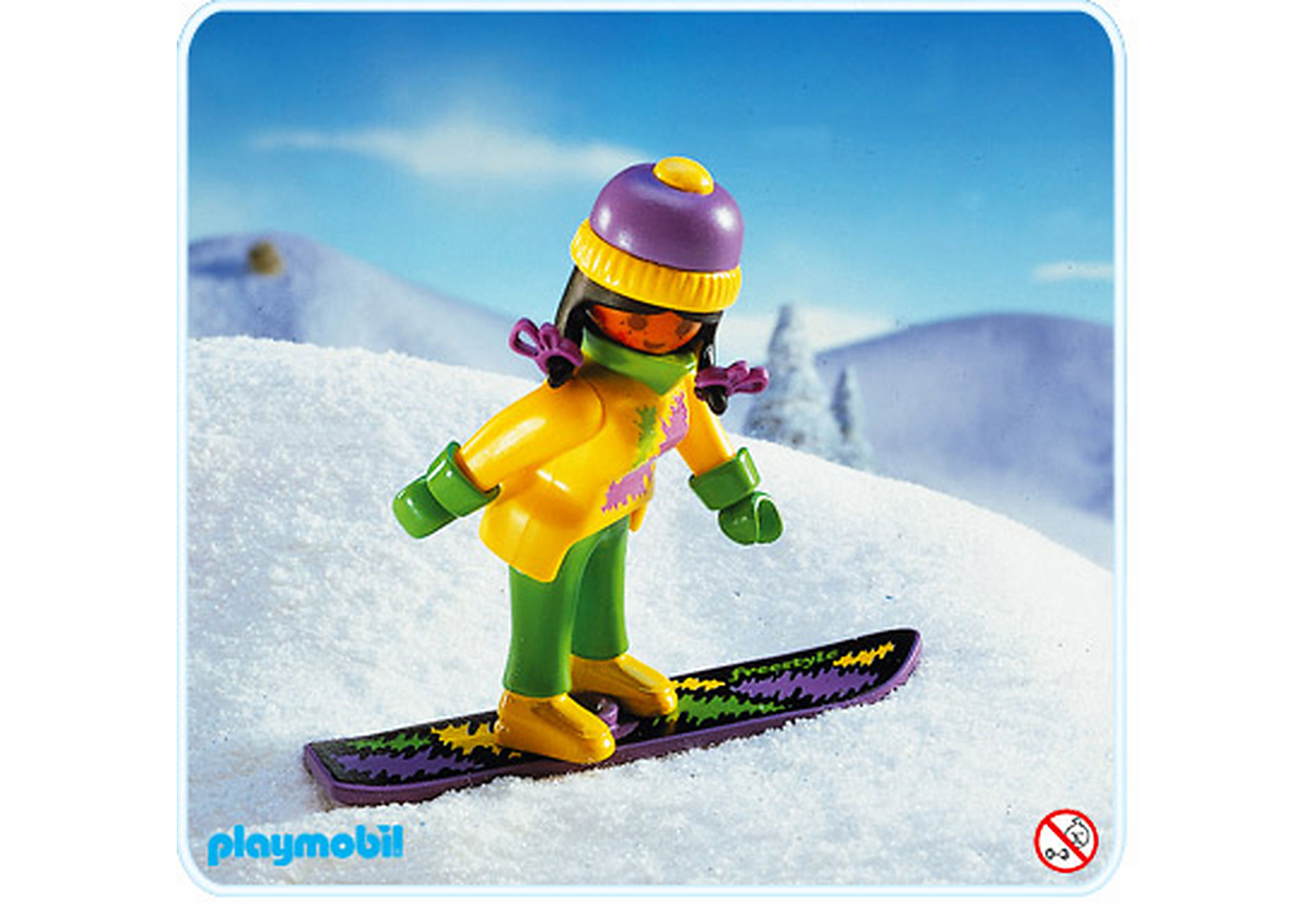 3683-A Snowboard-Fahrerin zoom image1