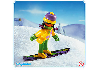 3683-A Snowboard-Fahrerin