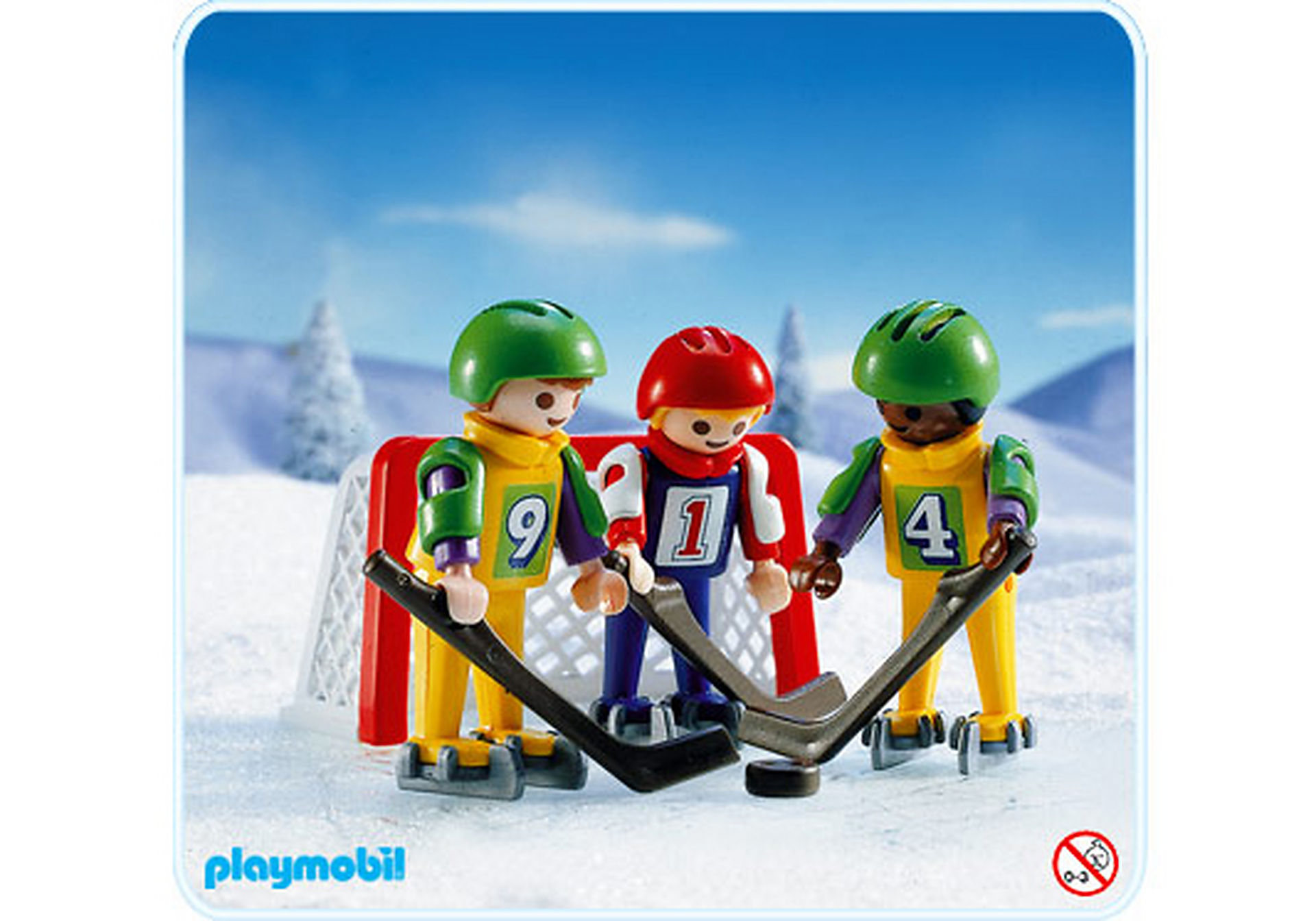 3685-A 3 Eishockey-Spieler zoom image1