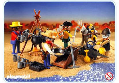 PLAYMOBIL WESTERN PROSPECTEUR chercheur d'or de la mine 3802 EUR 12,00