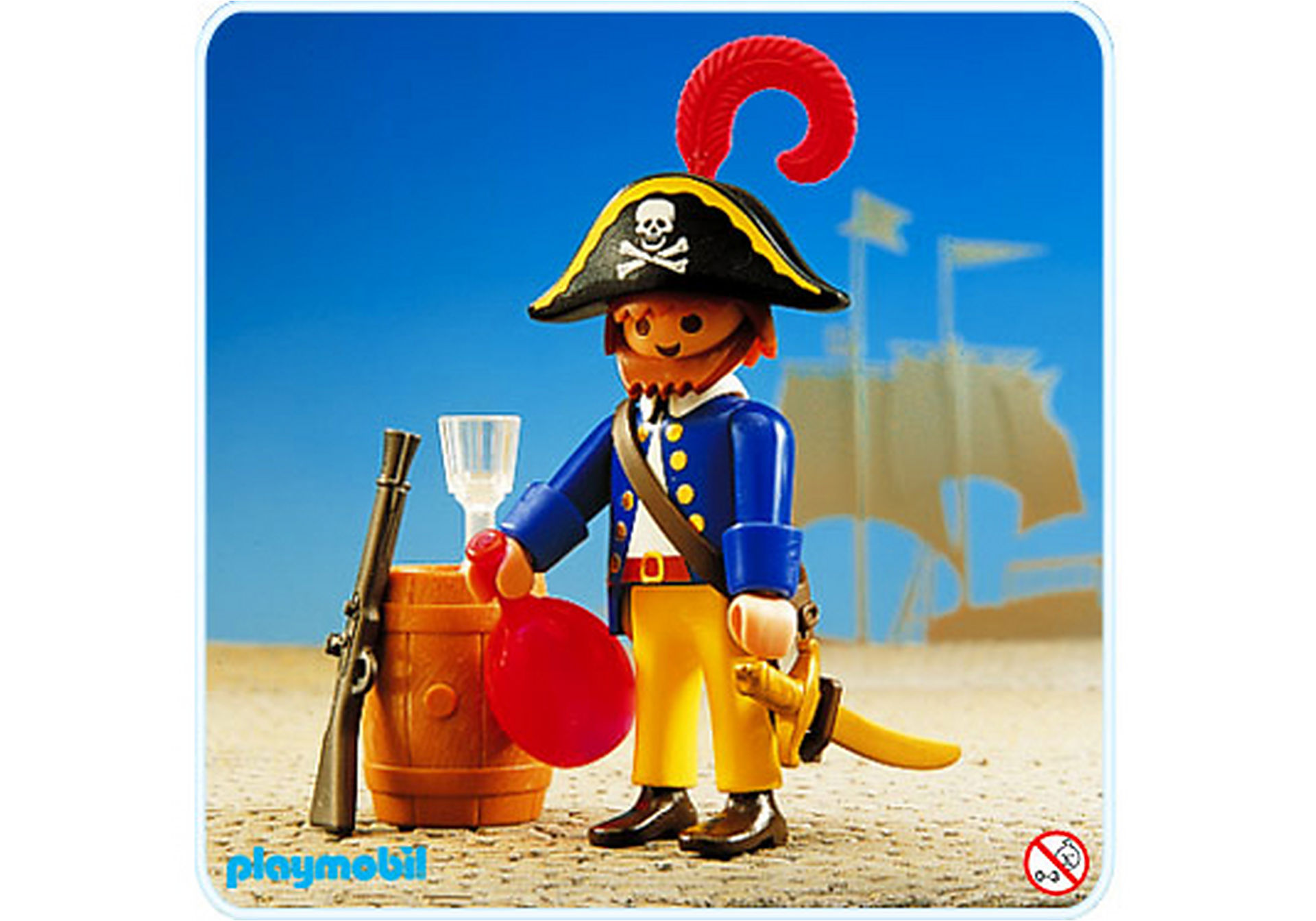 3791-A Capitaine pirate / tonneau zoom image1