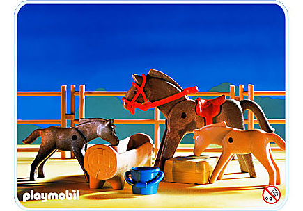 3856-A Enclos à chevaux / abreuvoir detail image 1