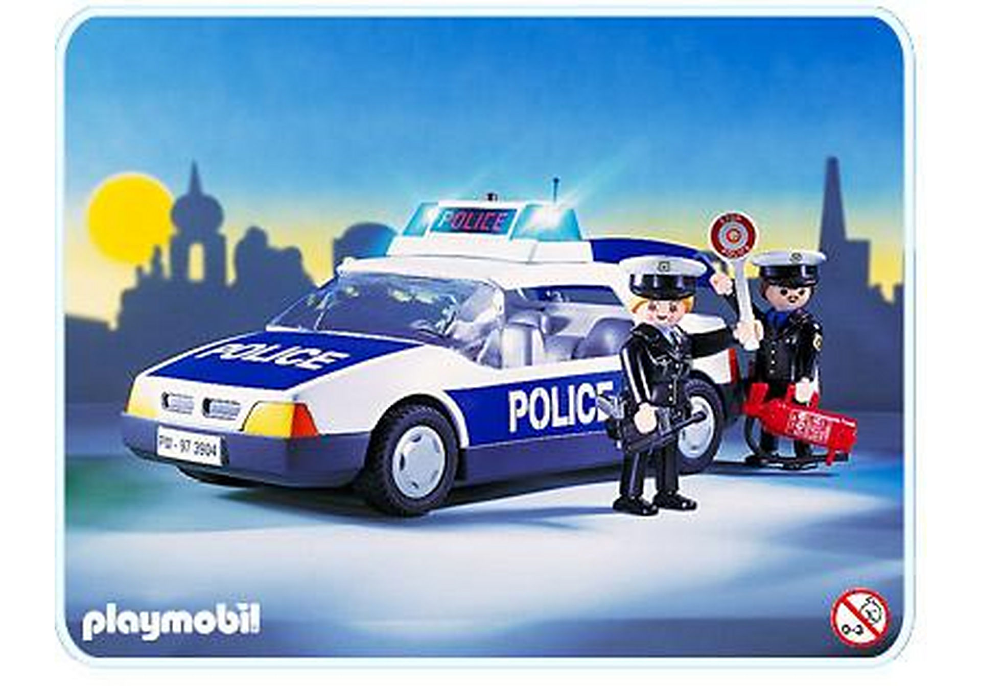 3904-A Policiers/voiture de police zoom image1