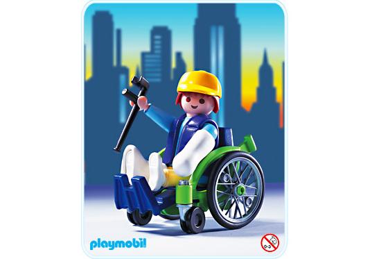 playmobil fauteuil roulant