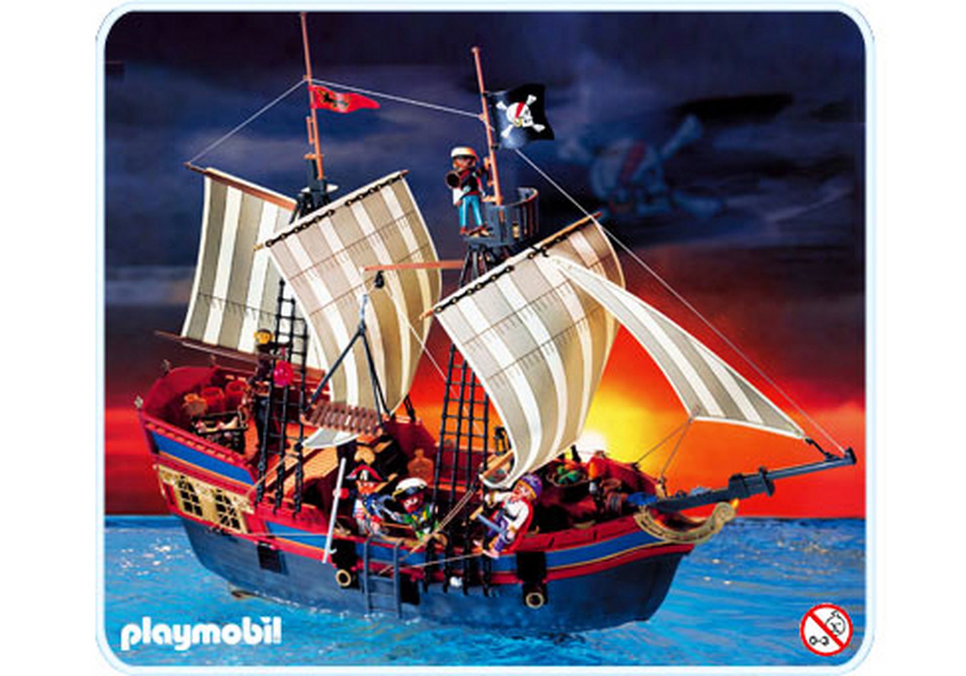 3940 Playmobil Piratenschiff 4 x Kronen weiß  Ersatzteile Erweiterung 