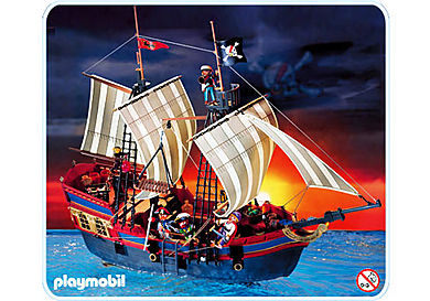 3940-A Grosses Piratenflaggschiff