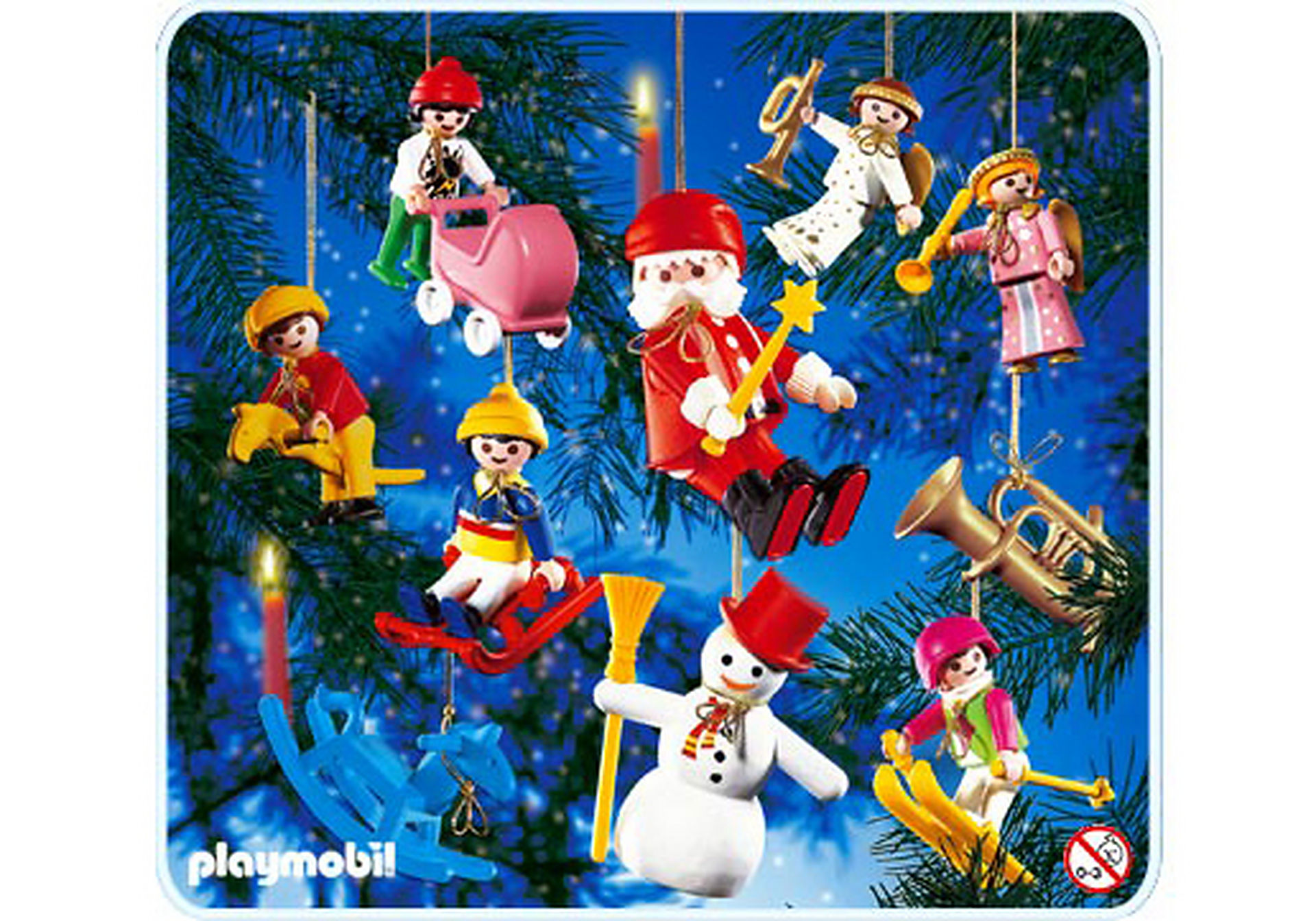 3943-A 10 sujets décoration arbre de Noël zoom image1
