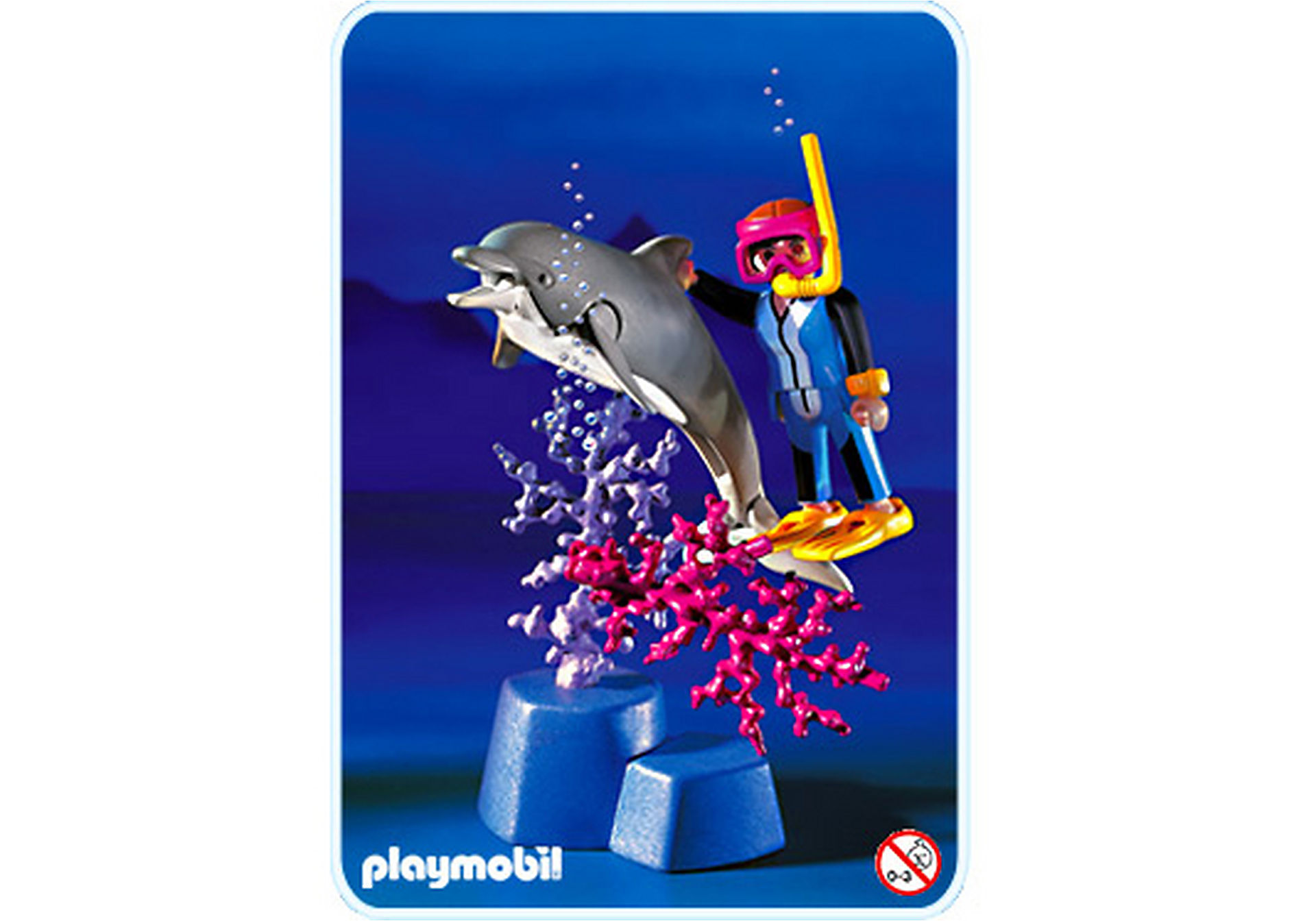 3948-A Plongeur / dauphin zoom image1