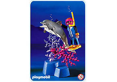 3948-A Plongeur / dauphin