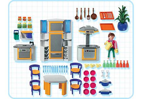 playmobil cuisine maison moderne